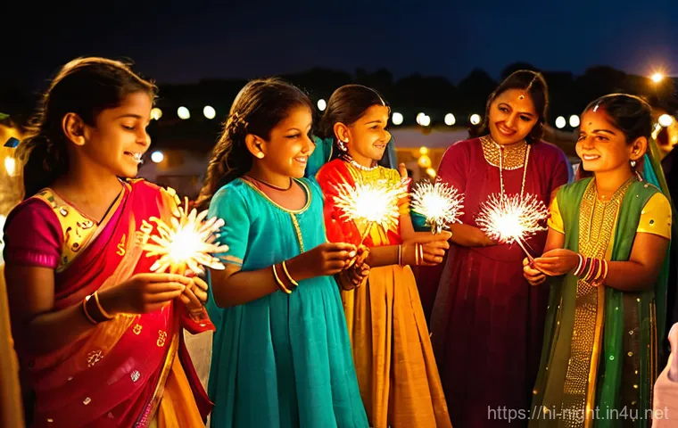 야경이 유명한 축제 - **Prompt 1: Diwali Night - A Celebration of Lights and Joy**
    "A vibrant and bustling Indian stre...